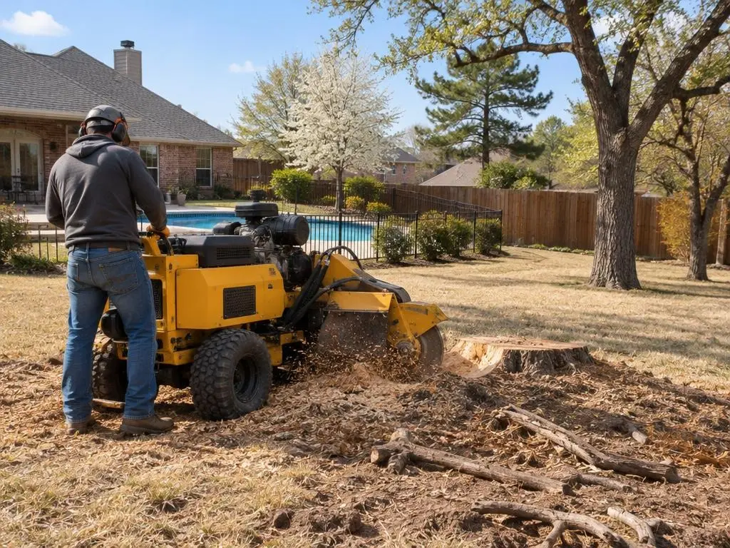 Stump Grinding in Edmond, OK